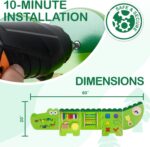 Monlaurd Crocodile Montessori Busy Board - Image 3