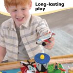 KidKraft Waterfall Mountain Wooden Train Set - Image 4