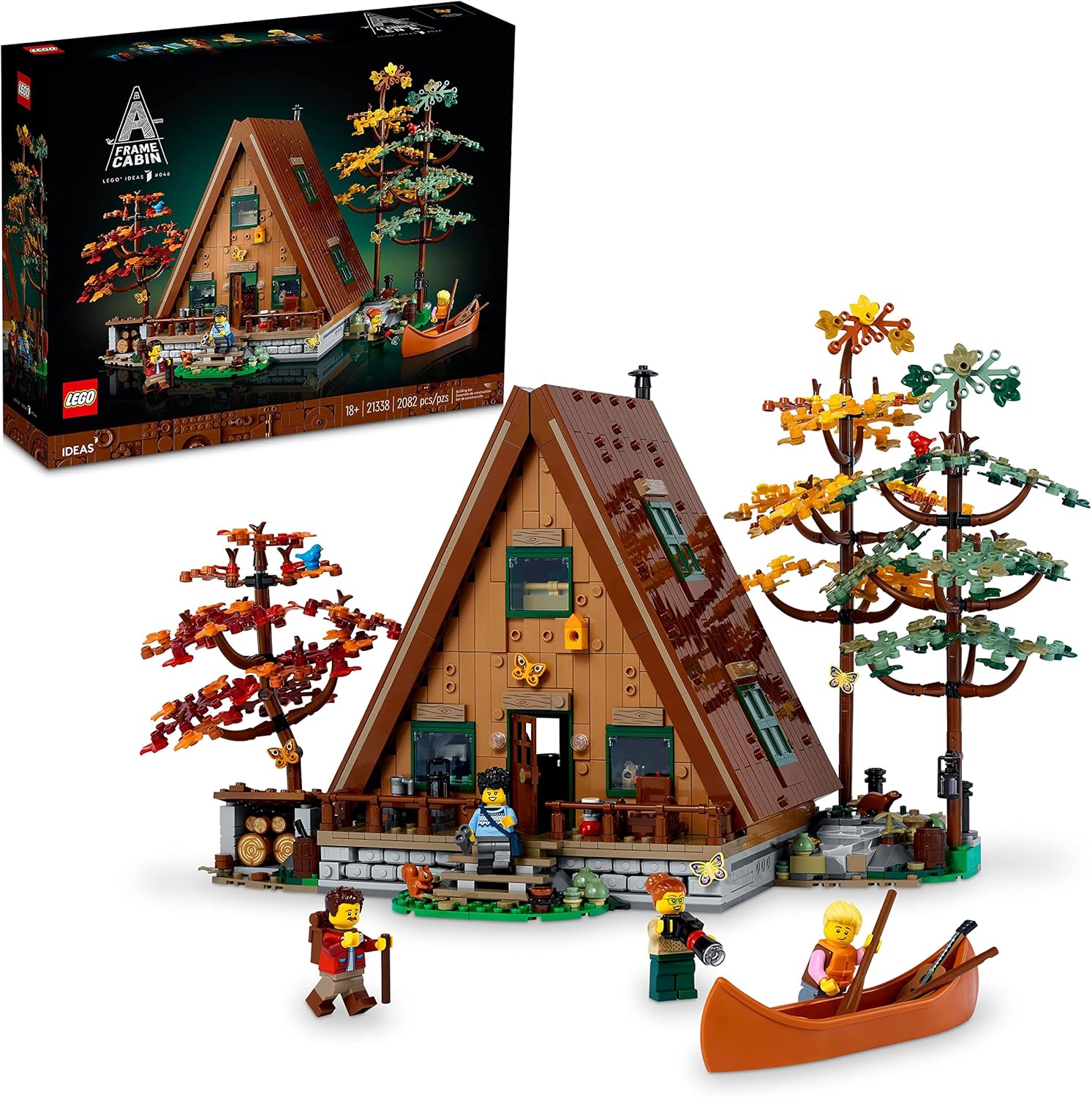 91jnRLYb5jL._AC_SL1500_.jpg LEGO Ideas A-Frame Cabin - Image 1