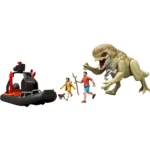 Jurassic World Rebirth Distortus Rex Island Escape Set Action Figure Set - Image 2